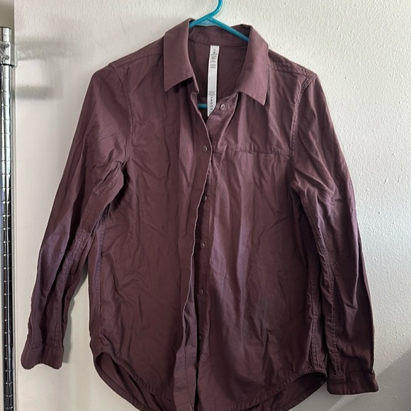 Lulu lemon full day ahead flannel size 6 - Picture 1 of 4